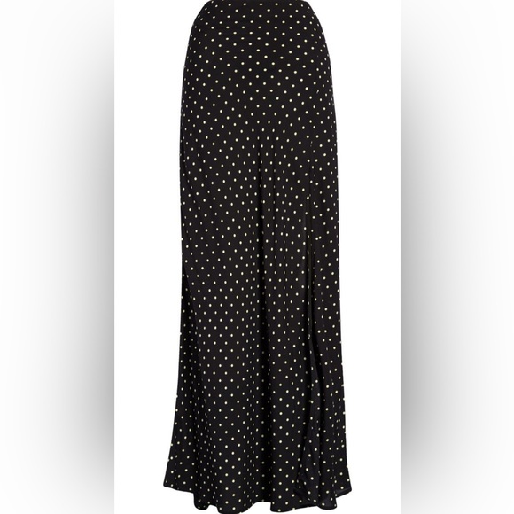 ROTATE BIRGER CHRISTENSEN camara polka dot skirt in black - Picture 5 of 9